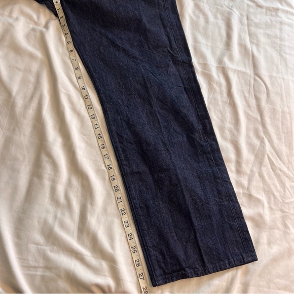 Levi’s 501 Purple Dark Wash Straight Denim 100% Cotton Jeans 33 x 28 - Picture 11 of 13